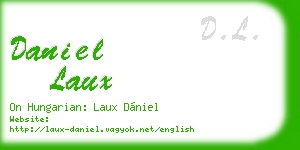 daniel laux business card